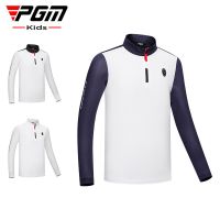 PGM Boys Golf Summer Sunscreen Clothing Youth Ice Silk Quick Drying Breathable Childrens T-Shirt Golf Shirts for Kids YF601