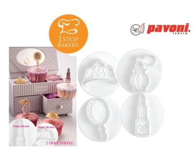 Pavoni No3019 Dough Cutter Make Up 4 Pcs./พิมพ์กด