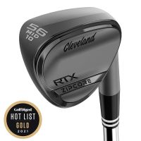 Cleveland RTX ZIPCORE Black Satin Wedge - Dynamic Gold Shaft 4J0F