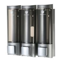 L2Chuangdian Wall Mounted Manual Soap Dispensers, Shower Gel Dispenser,For Shampoo Or Hand Cleanser ( 3X200Ml)