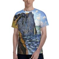 Claude Monet Mens Short Sleeve Performance Tee, Fishing T-Shirt