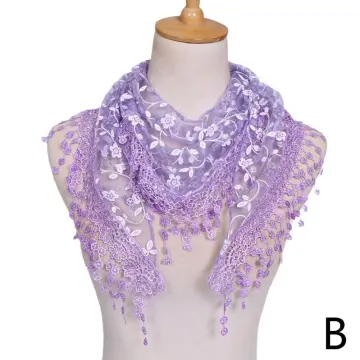 Cheap hot sale purple scarves