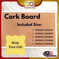 [A Boutique]✶ (Msia Ready Stock)HIGH QUALITY EXTRA THICK TEBAL Wood Framed Cork board (got free gift push pin)