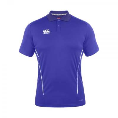 Polo Shirt, Canterbury, Team Dry Polo, Royal, Performance Material, Vapodri, Authentic