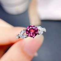 Natural Sugar tower Garnet Ring New shopkeeper recommends beautiful gift for women