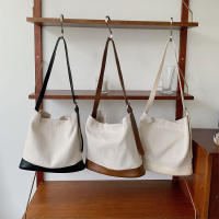 Large Capacity Canvas Bag Versatile Womens Fashion Shoulder Bag Simple Korean Shoulder Hand Bag Leisure Combination Bags