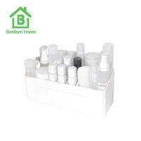 Bestore Home กล่องจัดเก็บอเนกประสงค์ เก็บเครื่องสำอาง ที่วาง ชั้นวางของ มี 2 ชั้น เพิ่มพื้นที่ในการจัดเก็บ มินิมอล