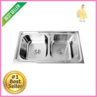 ซิงค์ฝัง 2 หลุม AXIA PP 8550 สเตนเลสBUILT-IN SINK AXIA PP 8550 2B STAINLESS STEEL **ราคารวม Vat แล้วค่ะ ไม่มีบวกเพิ่ม**