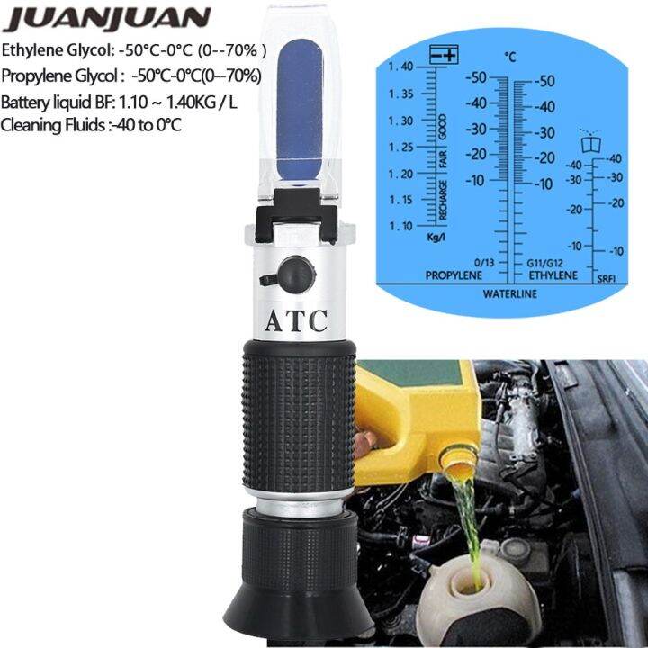 4 In 1 Car Automotive Refractometro Antifreeze Battery Fluid Refractometer Urea Adblue Glass