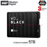 WD 5 TB HDD EXT (ฮาร์ดดิสก์พกพา) BLACK P10 GAME DRIVE (WDBA3A0050BBK)(SYNNEX3Y)