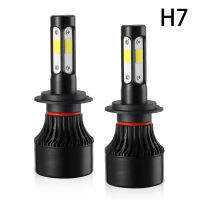 หลอดไฟไฟหน้า LED อัตโนมัติรถยนต์10000LM H8 H7/9/11 9005/H4 HB3/HB2 DOB C-REE 100W