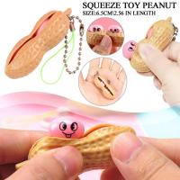 MoonBear Peanuts Keychain Fidget Toys Expressions Squeeze Stress Toys Sensory Toy Fidget Relieving I9A1