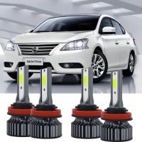 New ชุดไฟสปอร์ตไลท์ Led 6000K สําหรับ Sentra 2013-19-H11 4 ชิ้น