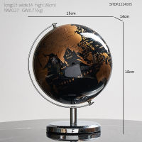 Retro World Globe Decoration Terrestrial Globe World Map Globe Modern Home Decor Geography Education Office Desk Accessories