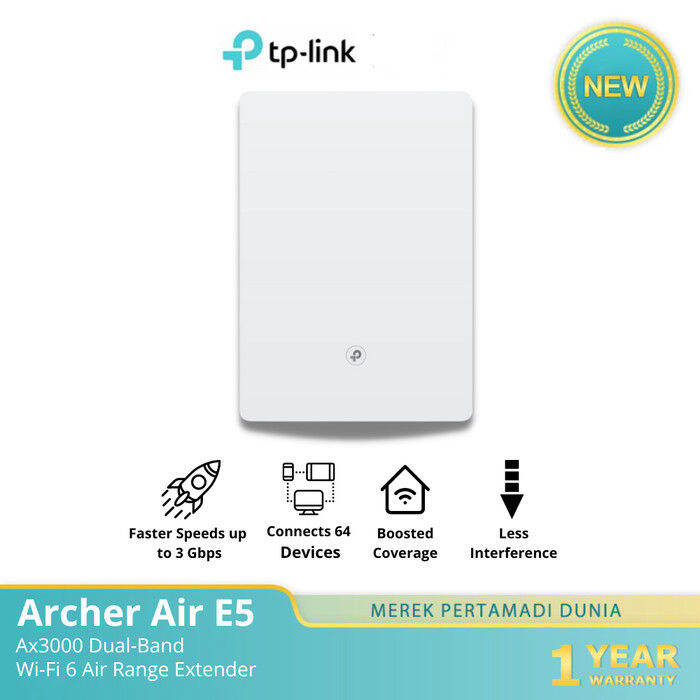 Archer Air E5 | AX3000 Dual-Band Wi-Fi 6 Air Range Extender | TP - View #13