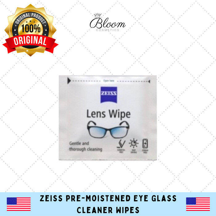 Zeiss PreMoistened Eye Glass Cleaner Wipes Zeiss Lens Wipe Lazada