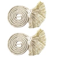 Rope Woven Belt Clothing Accessories Cotton Rope Belt Antique Antique Cotton Natural Decorative Gift Box Easy to Use