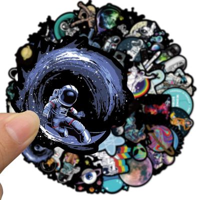 Graffiti Astronaut Stickers Outer Space Vinyl Decals for Laptop Car Bike Skateboard Phone Case Sticker for Kids Toy