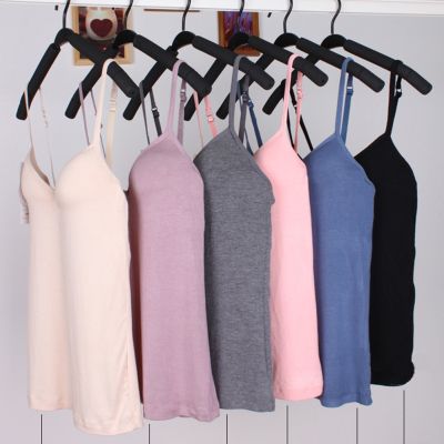 ☞♤ Hot Fashion Camisole With In Shelf Adjustable Spaghetti Soft Top