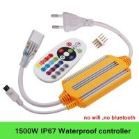 ตัวควบคุมบลูทูธหรี่เสียงเพลง750W 1500W สหรัฐ110V ออสเตรเลียสหราชอาณาจักรสหภาพยุโรปสำหรับ5050ไฟ Led Strib Rgb แสงนีออน Ios/แอนดรอยด์ควบคุมแอป