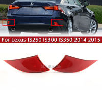 MIZIAUTO Rear Bumper Reflector Light For Lexus IS250 IS300 IS350 2014 2015 Tail Brake Turn Signal Lamp Car Accessories ABS