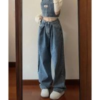 【CC】ஐ☈✈  Womens Pants Denim Newjeans Baggy Jeans Woman Waist Female Clothing Korean Fashion Streetwear Y2k