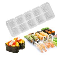 Japanese Sushi Making Mold DIY Non Stick Five-piece Rice Ball Shaper Molds Kitchen Onigiri Press Cooking Tools