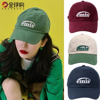☸♤◈ South Korea authentic EMIS hat baseball cap cap summer sun li yongde letter head circumference female star with money