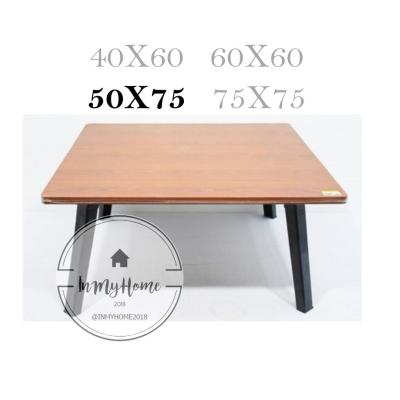 โต๊ะญี่ปุ่น 50X75 หนาถึง 1.5 ซม ขาแข็งแรง กางง่าย สะดวกใช้งานได้หลากหลาย หน้าไม้ผลิตจากไม้ 🎶 imh99.