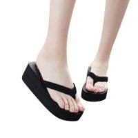 ♀HN♀Womens Fashionable And Casual Non-slip Wedge Beach Shoes And Slippers Shoes