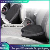 2 In 1 Car Seat Pad Lumbar Pillow Memory Foam Breathable Soft Mesh Lumbar Support Health Protection Waist Pillow Car Accessories