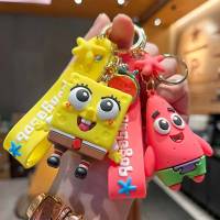 SpongeBob SquarePants Patrick Star Squidward Tentacles personality and cute keychain pendant car keychain gift