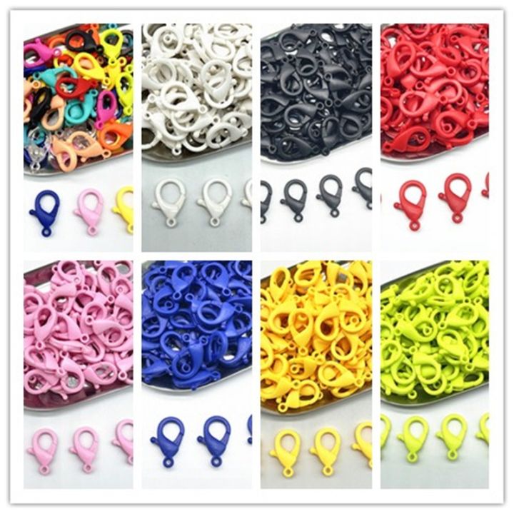 cw-10pcs-lot-25x15mm-colors-plastic-clasps-hooks-chain-rings-keychain-jewelry-making-accessories