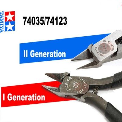 Tamiya Classic Sharp Pointed Pliers สำหรับ dam Model Building Tools เครื่องตัดด้านข้างสำหรับพลาสติกรุ่น Hobby DIY Tools 7403574123