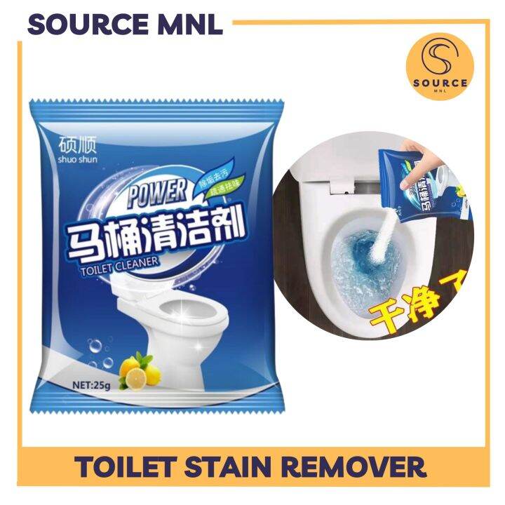 Toilet Cleaner Stain Remover Powder Flush Tank Cleaning Deodorizer