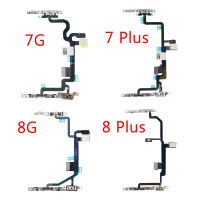 Power Flex Cable โลหะสำหรับ iPhone 7 8 Plus Volume Switch On Off ปุ่มอะไหล่ทดแทน-hdfssaa