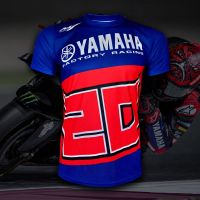 เสื้อยืดคอกลม T-shirt MotoGP เสื้อยืดโมโตจีพี สำหรับแฟนคลับ ฟาบริโอ กวาตาราโร่#20 #MG0051 ไซส์ S-5XL