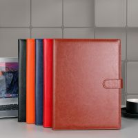 Multifunctional A4 Conference Folder Business Stationery Folder Meeting PU Leather Contract File Folders School Office SuppLY