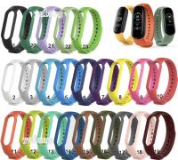 ของอยู่ไทย??สายซิลิโคน สายรัด mi band 5 6   miband 5 6 สายเสริม สายเปลี่ยน ถูกมาก mi band 5 miband6