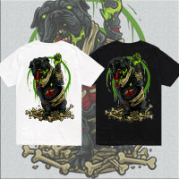 เสื้อยืด Bully Dog Mens Top Round Neck Cotton Tee Unisex เทรนด์ เสื้อยืดลายถนน