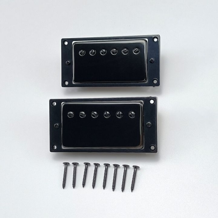 lp-humbucker-set-electric-guitar-pickup-neck-bridge-pickup-kit-50mm-52mm-with-ring-for-lp-style-electric-guitar-black