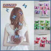 KANNERT 5Pcs ใหม่ เครื่องประดับ ชุดแต่งกาย เทียร่า ตกแต่งผมเจ้าสาว หมุดแต่งงาน กิ๊บติดผมผีเสื้อ