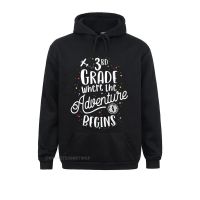 3Rd Grade Where The Adventure Begins Third Man Teacher Hoodie Mother Day Camisa Hoodies Long Sleeve Slim Fit Clothes Young Size Xxs-4Xl