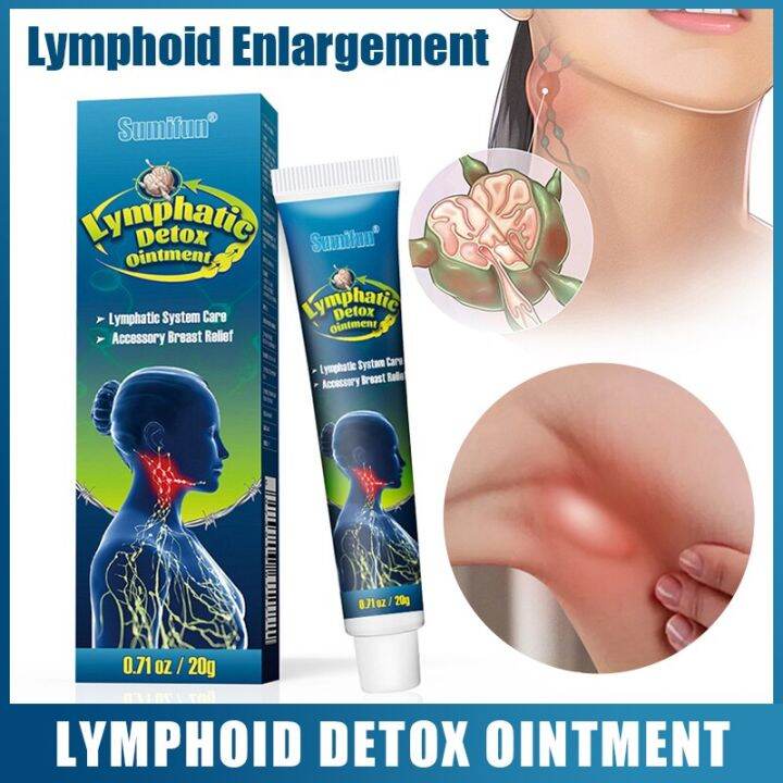 Lymphatic Detox Cream Ointment Effective Treament Neck AntiSwelling