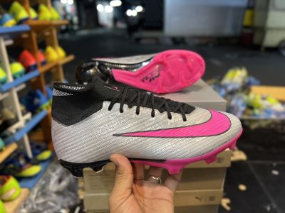 【Special Deals】2023 New Mens Durable and Breathable Football Shoes Air Zoom 15 Elite FG สตั๊ด รองเท้าสตั๊ด รองเท้าฟุตบอลผู้ชาย 100% Authentic