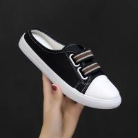 Women flat shoes ?? รองเท้าผ้าใบเปิดส้น รองเท้าผู้หญิง รองเท้าเบา ใส่สบายคะ ราคาเบาๆ รองเท้าผ้าใบ รองเท้าแฟชั่น พร้อมส่งจากกทม