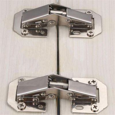 【CC】 Not Drilling Hole Cabinet Hinge Cupboard Door Hinges Soft Close Hardware
