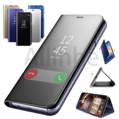 สำหรับ Huawei Honor 90 Lite X50i 5G เคสโทรศัพท์หนังกระจกสมาร์ทพลิกแม่เหล็กตั้งได้เคสโทรศัพท์