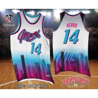 MIAMI WHITE INSPIRED JERSEY FULL SUBLIMATION PRINT