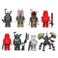【คุณภาพสูง】Lego Minifigures Star Wars Series Figurine Mandalorian Troopers Ahsoka Tano Building Blocks Kids Toys